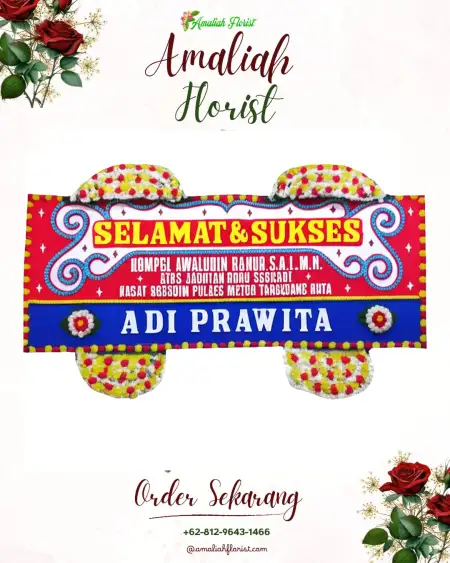 Papan Bunga Ucapan Selamat Kebrengan